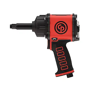 Chicago Pneumatic CP7755-2 - 1/2 Inch Air Impact Wrench with 2 Inch Extended Anvil, Pistol Handle, Max Torque Reverse Output 959 ft. lbf / 1300 Nm, 7700 RPM, Twin Hammer