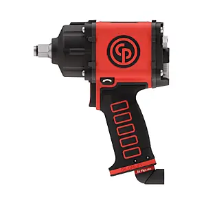 Chicago Pneumatic CP7755 Air Flex Mini - 1/2 Inch Air Impact Wrench with Short Anvil, Air Flex Mini, Pistol Handle, Max Torque Reverse Output 959 ft. lbf / 1300 Nm, 7700 RPM, Twin Hammer