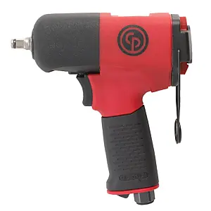Chicago Pneumatic CP8222-R - 3/8 Inch Air Impact Wrench, Pistol Handle, Integrated Suspension Bail, Max Torque Reverse Output 332 ft. lbf / 450 Nm, 11500 RPM, Twin Hammer