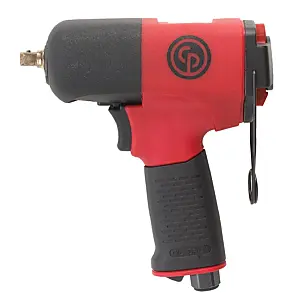Chicago Pneumatic CP8242-P - 1/2 Inch Air Impact Wrench, Pistol Handle, Max Torque Reverse Output 406 ft. lbf / 550 Nm, 11500 RPM, Twin Hammer