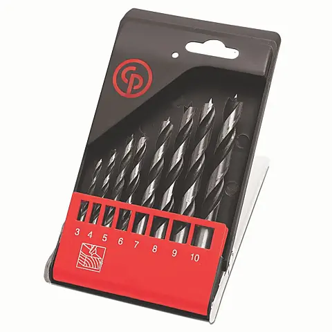 cpi-drillbitset_8pcswood Chicago Pneumatic DRILL BITS 8PCS SET WOOD - 3d-left