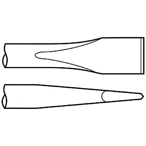 Chicago Pneumatic FLAT CHISEL SHANK ROUND 17.3MM (0.68)