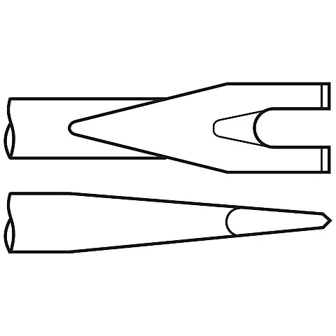 cpi-nut-splitter-shank-round-.401_right Chicago Pneumatic NUT SPLITTER SHANK ROUND .401" - right