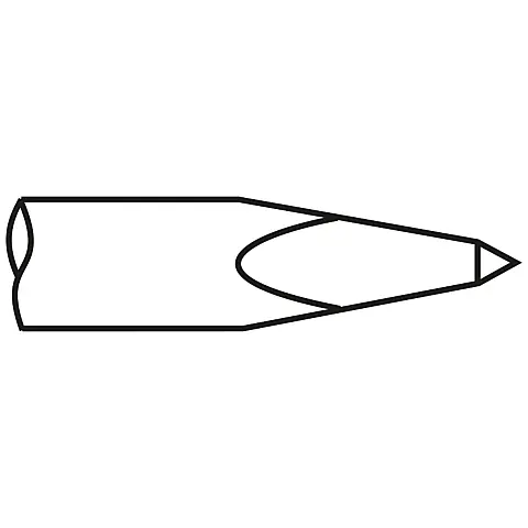 cpi-pick-chisel-hex-shank_right Chicago Pneumatic PICK CHISEL HEX SHANK 14.7MM (0.58) - right