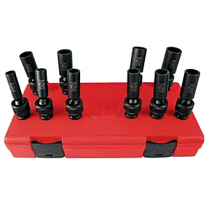 Chicago Pneumatic SS3110DU 3/8" Drive Set of 10 pcs Metric Deep Universal Impact Sockets