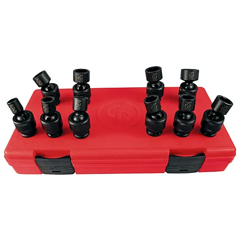 cpi-ss3110u_front Chicago Pneumatic SS3110U 3/8" Drive Set of 10 pcs Metric Universal Impact Sockets - front