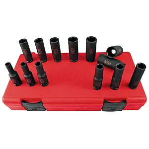 Chicago Pneumatic SS3113DG 3/8" Drive Set of 13 pcs Metric Deep Magnetic Impact Sockets
