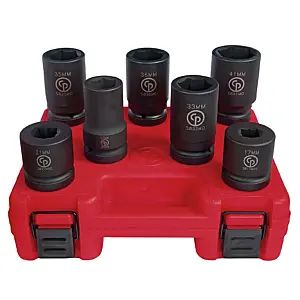 Chicago Pneumatic SS8107WS 1" Drive WS Set of 7 pcs