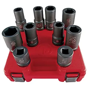 Chicago Pneumatic SS8210HDW 1" 10 PC Heavy Duty Wheel Service