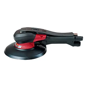 Chicago Pneumatic CP5306-60HCV - 6 Inch (150 mm) Air Orbital Sander, Central Vacuum, Hook & Loop, 3/16 Inch Orbit, Long Body