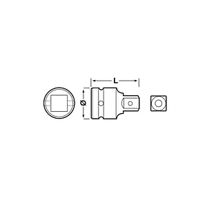 cpi-universal-joint_drawing Chicago Pneumatic J2U 1/4" Drive Universal Joint - other