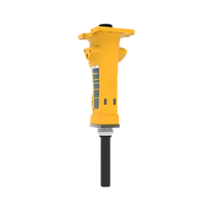 Epiroc SB 302 T tunnel hydraulic breaker, back view, 65°