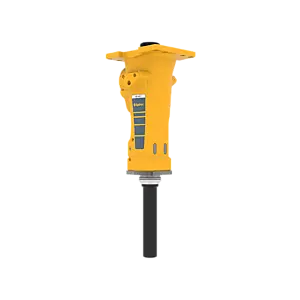 Epiroc SB 452 T tunnel hydraulic breaker, back view, 135°