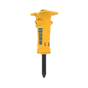 Epiroc SB 702 hydraulic breaker, left view, 130° with HATCON