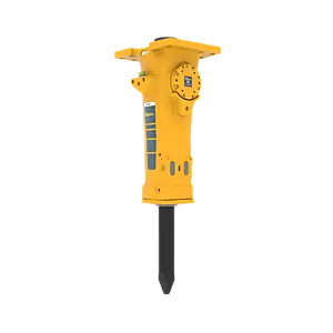 Epiroc SB 702 Carrier Mounted Hydraulic Breaker - left view, 50° with HATCON Epiroc SB 702 hydraulic breaker, left view, 50° with HATCON