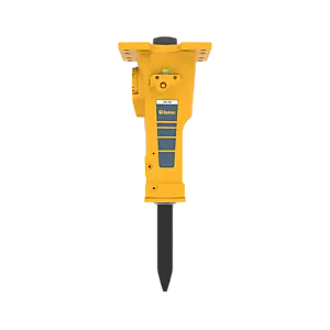 Epiroc SB 702 Carrier Mounted Hydraulic Breaker - right view with HATCON Epiroc SB 702 hydraulic breaker, right view with HATCON