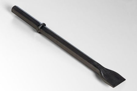 Paving Breaker 3\" Chisel - 1 X 4 1/4 Hex Shank X 84\"
