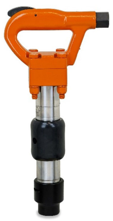 M43H Chipping Hammer - 4 Bolt 3\" x .580 Hex with Bolt-on Ball-type Retainer (no spring needed)