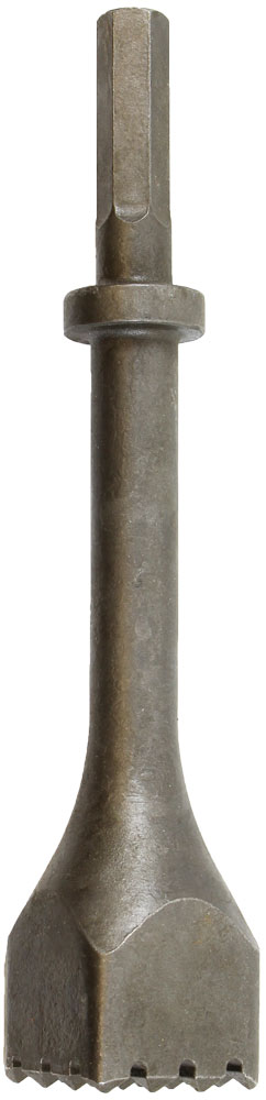 Chipping Hammer Bushing Tool, Hex Shank/Round Collar - Steel x 10\"