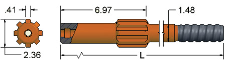 SB 1 1/2\"R VCR261