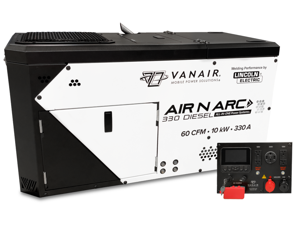Air N Arc 330 Diesel All-in-One Power System - 60 CFM