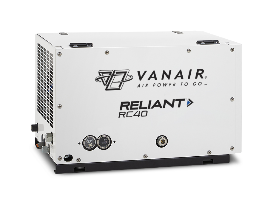Reliant RC40 Reciprocating 40CFM Compressor - Open Center/Standard
