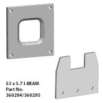 Guardrail Pro - Guide Plate S3 x 5.7 I-Beam