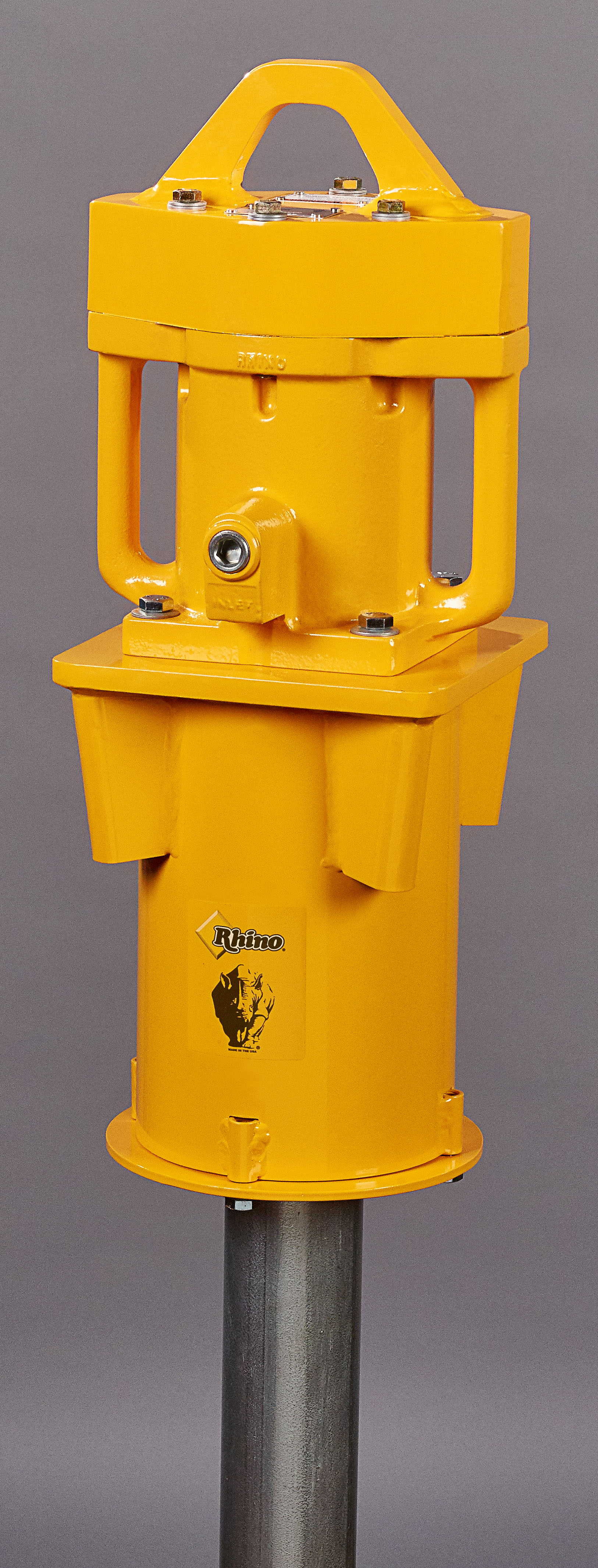 Rhino PD-200 HD Post Driver with 6"x6" Wood Piling Master Chuck