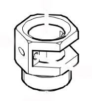 Cable Inlet - G1 1/4" Cable