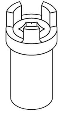 Chuck - 0.571\" H X 3 1/4\"