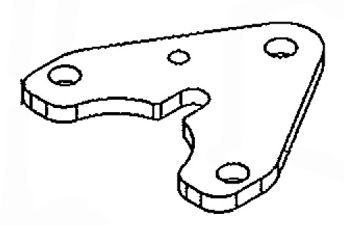 Right Handle Plate
