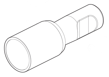 Tube Adaptor - 2-1/2\"