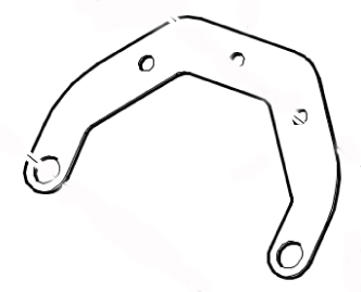 Bracket for Zinc Anodes S30